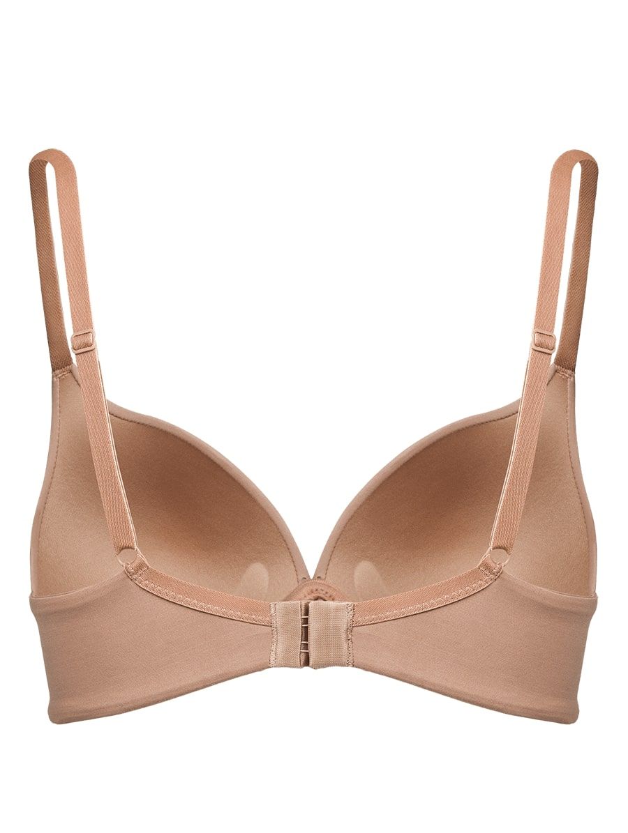 Microfiber underwired bra with light padding