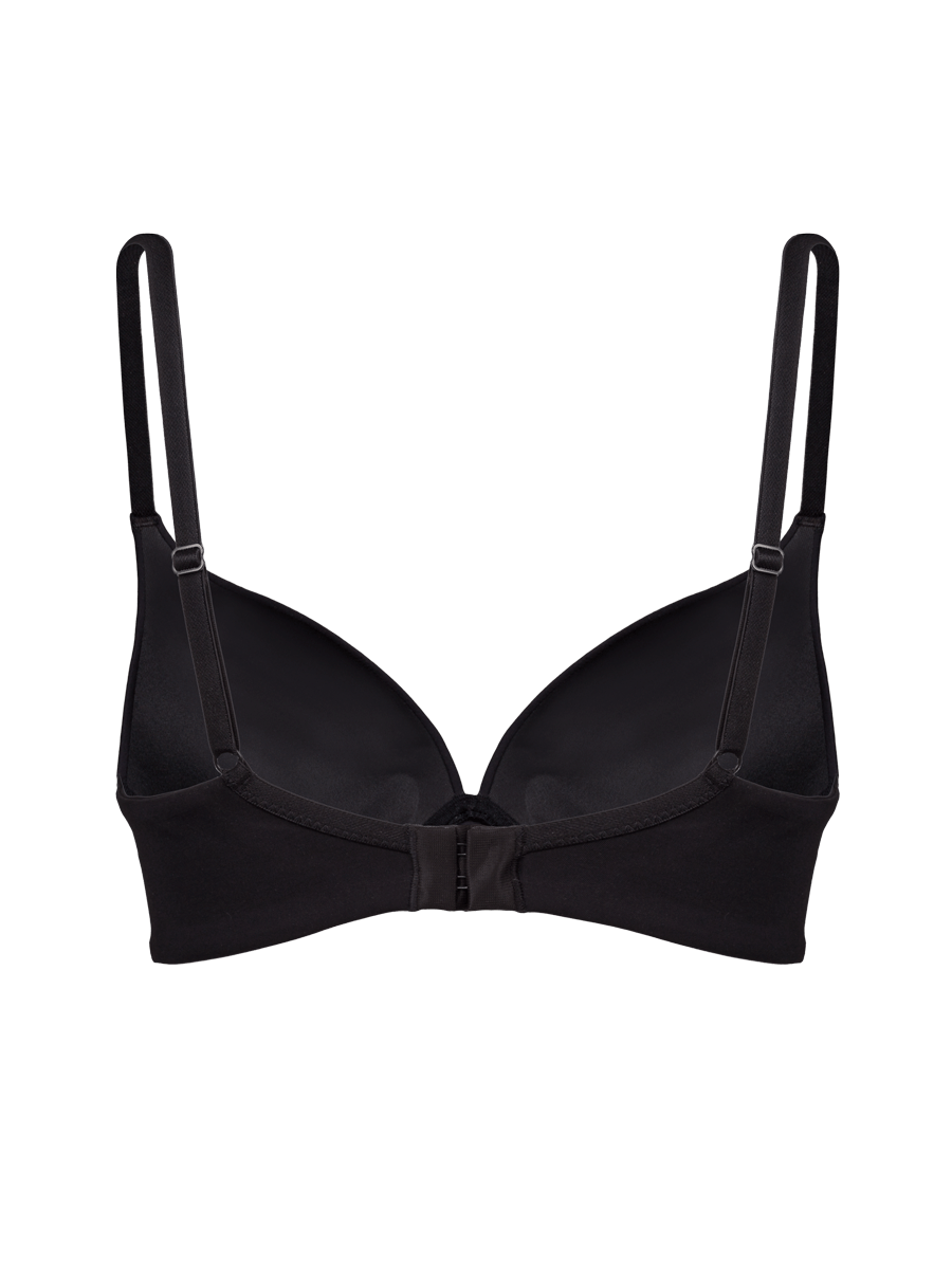 Microfiber underwired bra with light padding