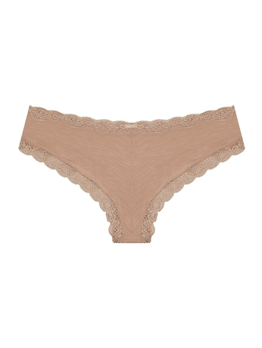 Brazilian tanga style panties with lace