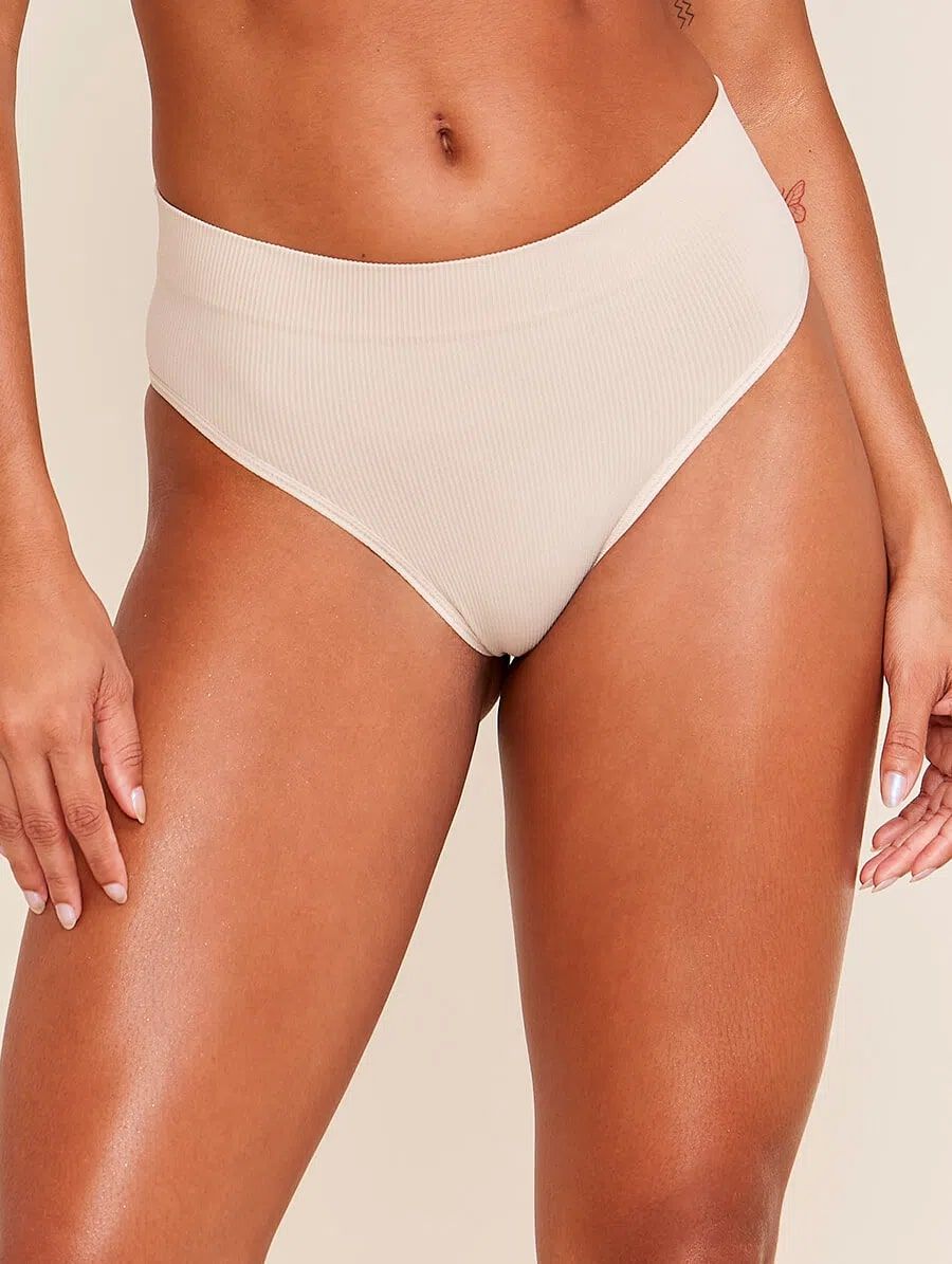 Microfiber underwear with wide sides