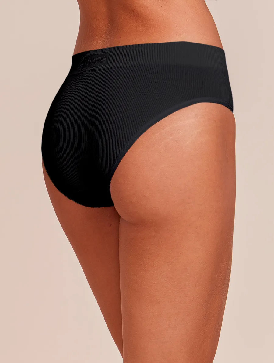Microfiber underwear with wide sides