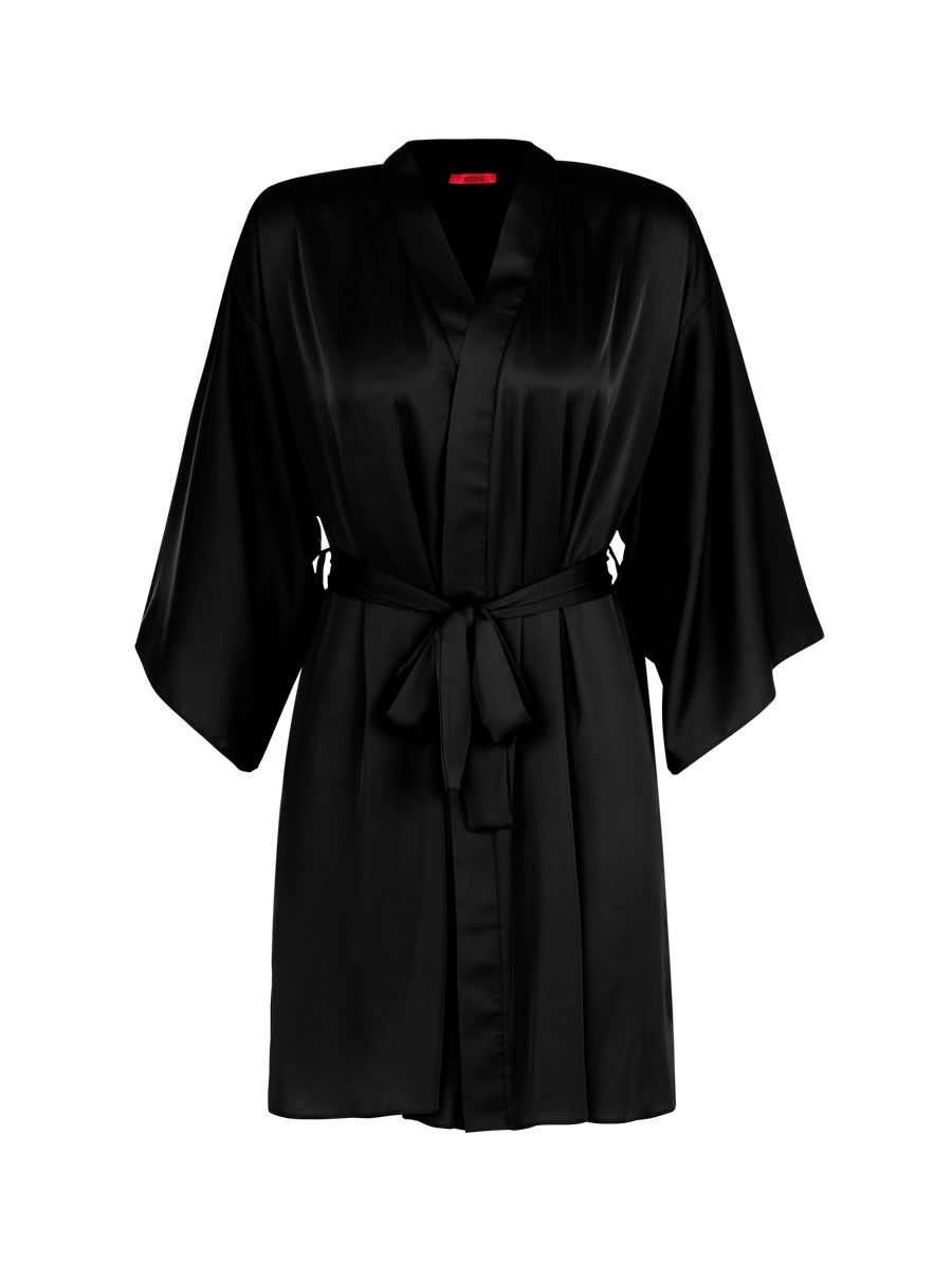 Satin robe