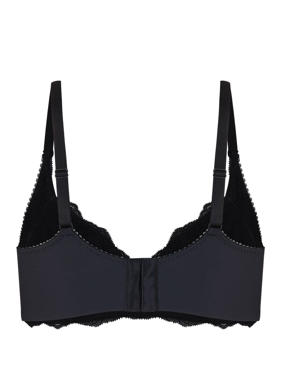High support lace bra with underwire