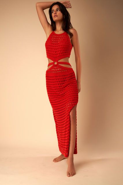 SAVANNAH DRESS - RED