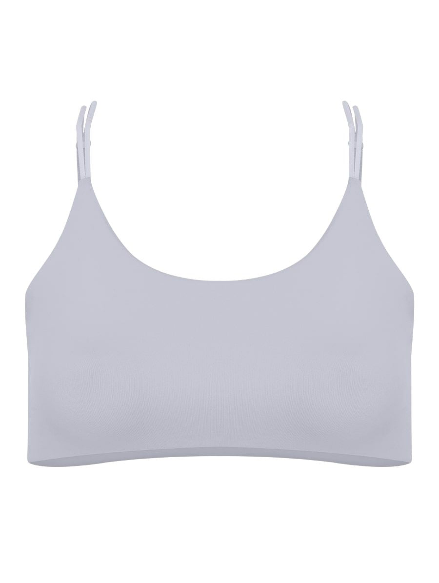 Non-iron microfiber top with removable padding