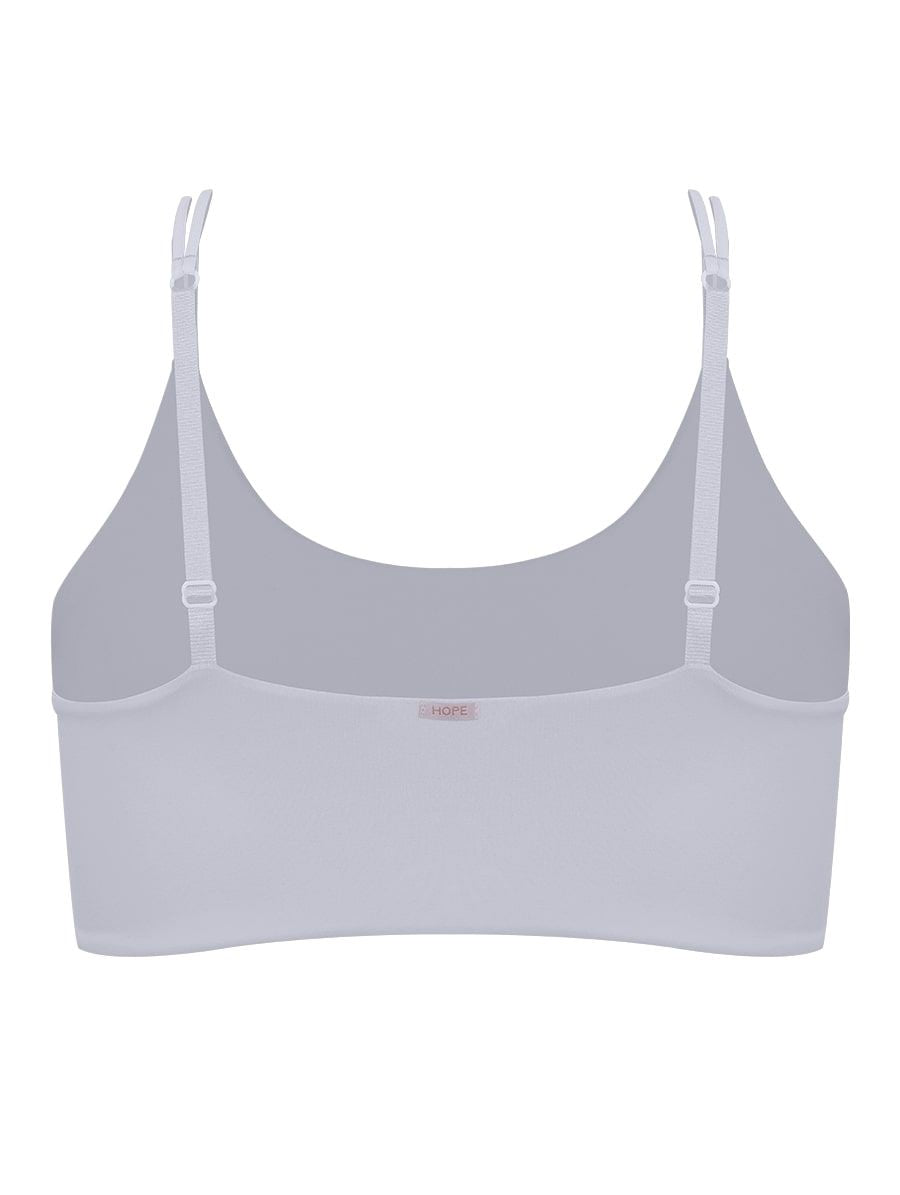 Non-iron microfiber top with removable padding