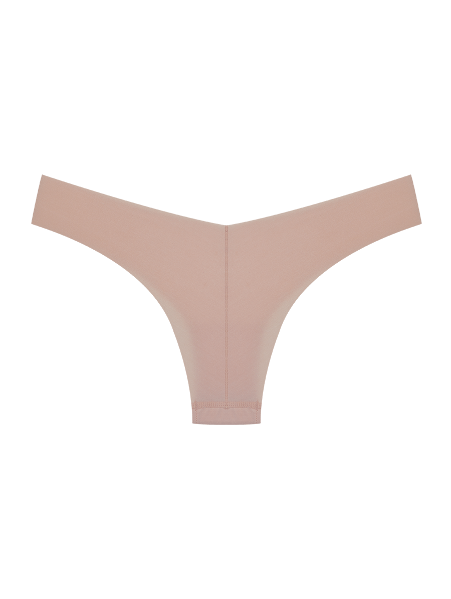Seamless microfiber bikini briefs