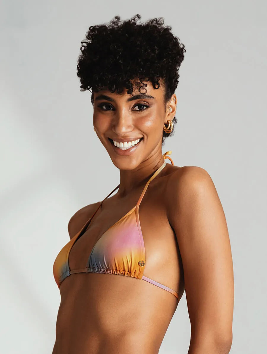 RAINBOW WAVES BIKINI - TOP